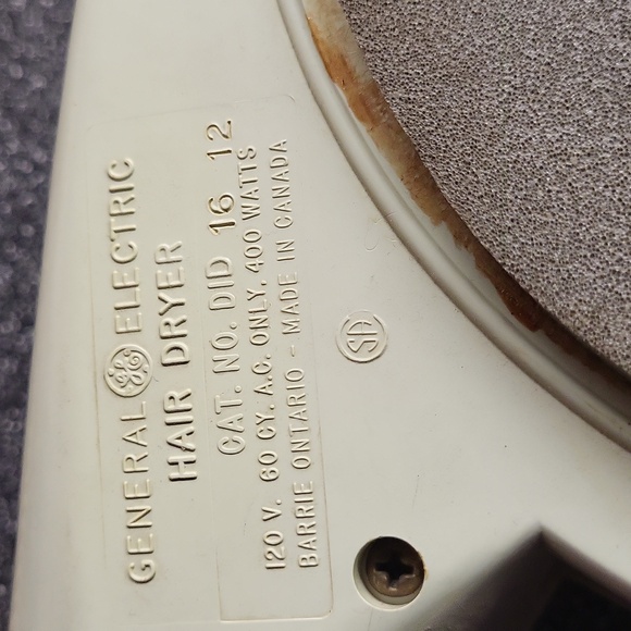 Vintage 1950s General Electric Pink Hair Dryer - Picture 6 of 6